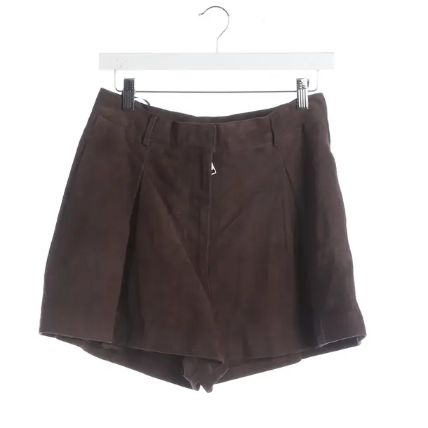 Pantaloncini, in Marrone scuro, Pelle, Ruotare Birger Christensen