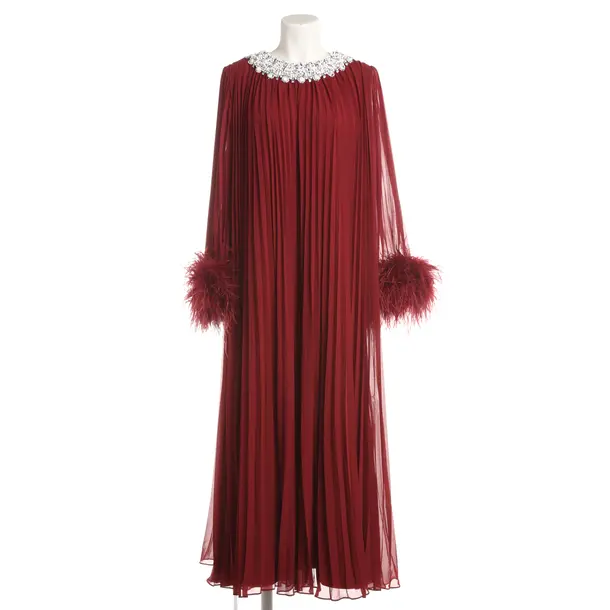 Cocktail Dress, in Bordeaux, Polyester, self-portrait