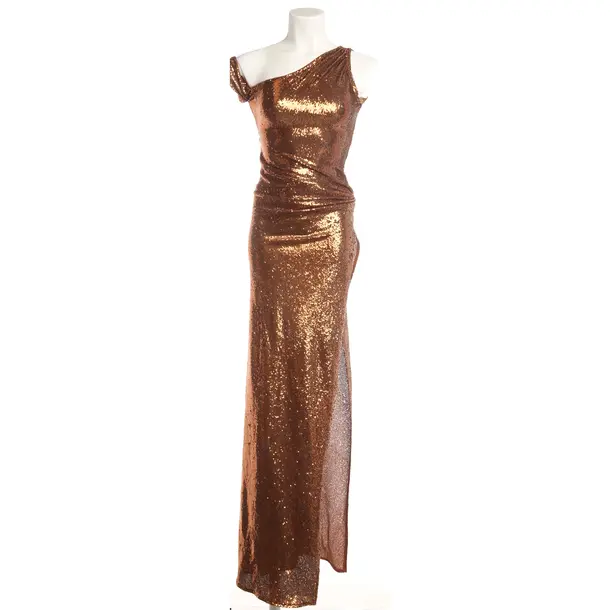 Cocktail Dress, in Copper, Polyester, The New Arrivals Ilkyaz Ozel