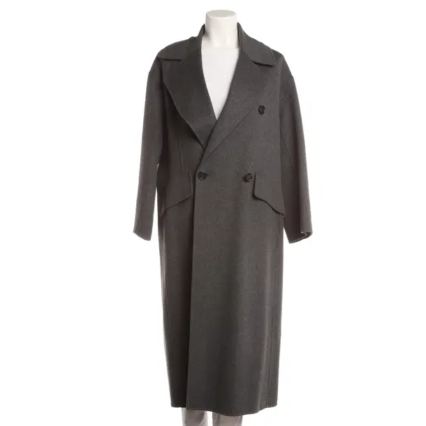 Mid-Season Jacket, in Gray, Wool, Max Mara