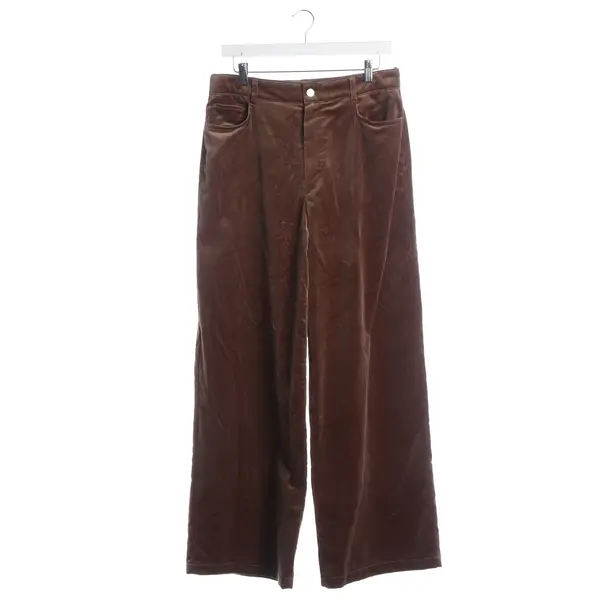 Pants, in Brown, Cotton, Max Mara