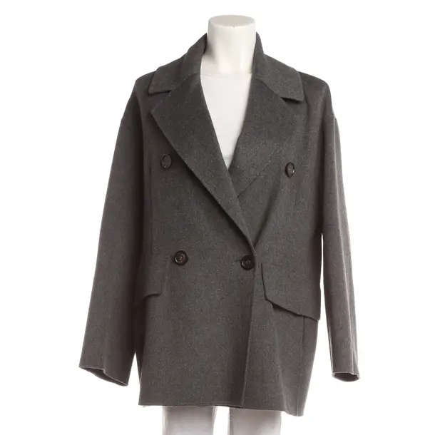 Übergangsjacke, in Grau, Wolle, Max Mara