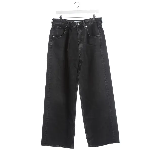 Straight Fit Jeans, in Gray, Cotton, Agolde