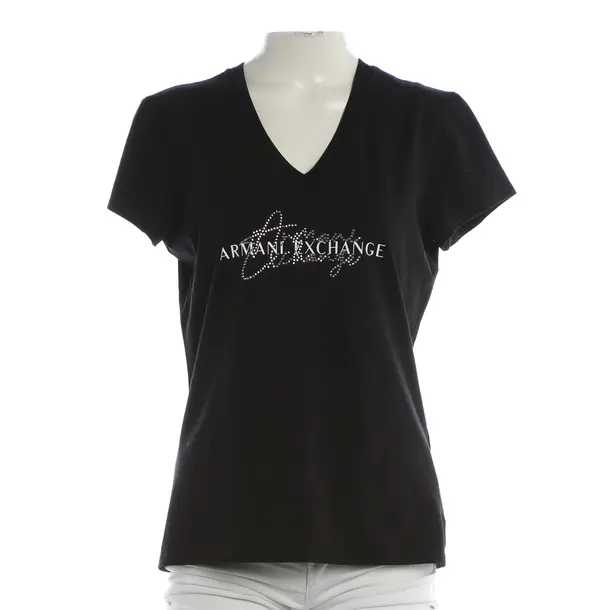 Shirt, in Black, Cotton, Armani Exchange