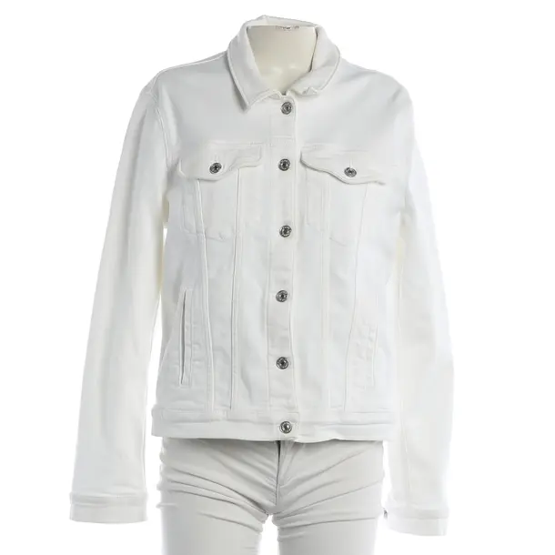 Denim Jacket, in White, Cotton, 7 for all mankind