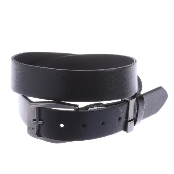 Belt, in Black, Leather, Hugo Boss Black Label