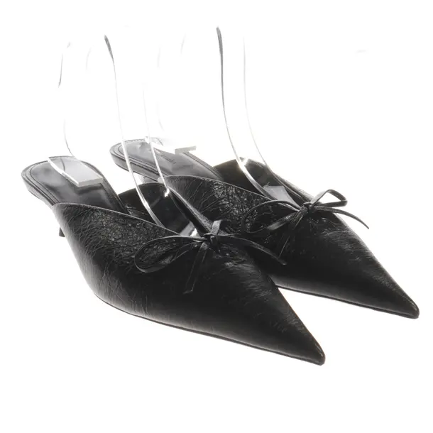 Hohe Pantoletten, in Schwarz, Balenciaga