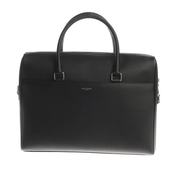 Aktentasche, in Schwarz, Leder, Saint Laurent