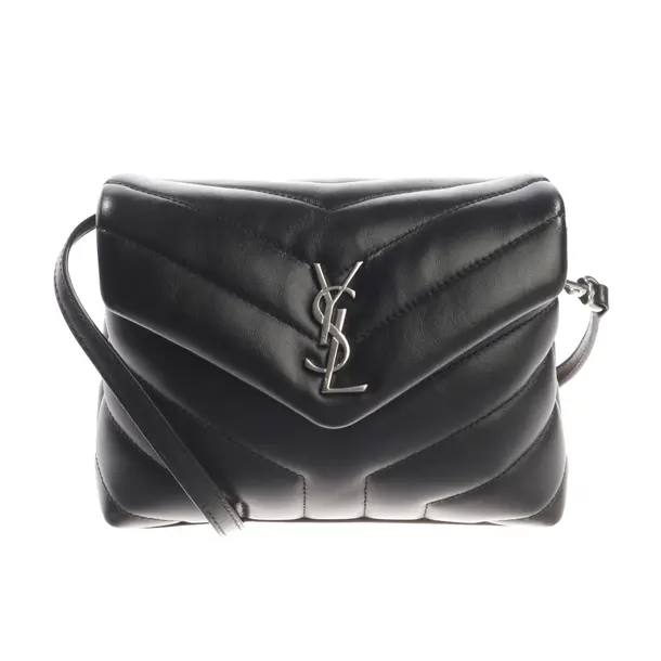 Schultertasche, in Schwarz, Leder, Saint Laurent