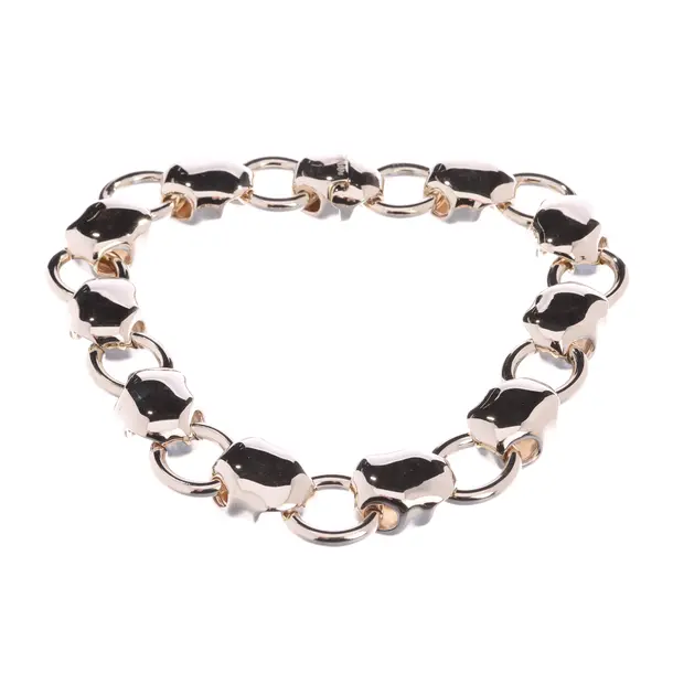 Necklace, in Gold, Metal (metallic, metallized), Saint Laurent