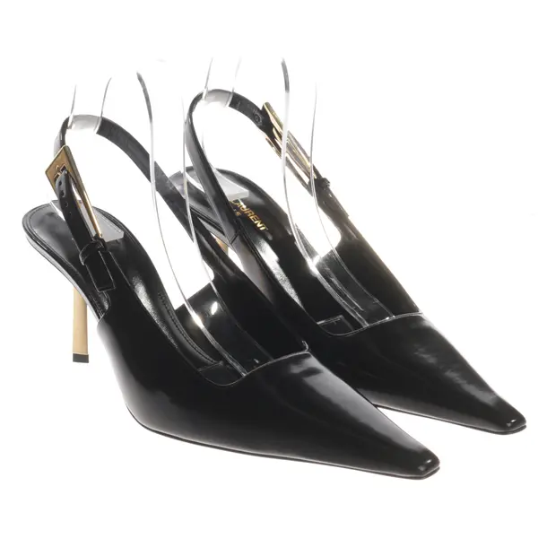 Slingbacks, in Black, Saint Laurent