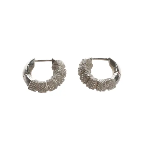 Ohrringe, in Silber, 925er Sterling Silber, Bottega Veneta