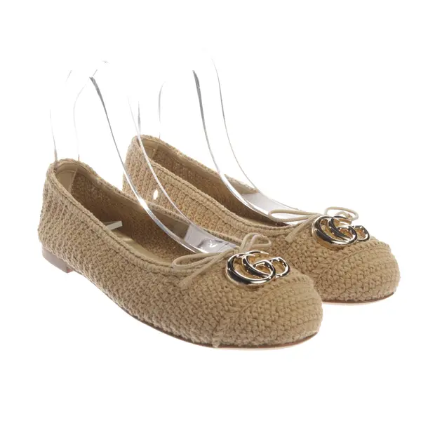 Ballerine, in Marrone chiaro, Gucci