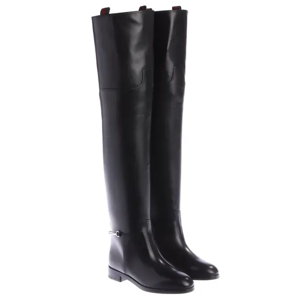 Over-The-Knee Boots, in Black, Gucci