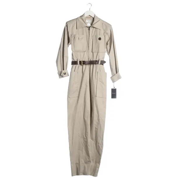 Tuta, in Beige, Cotone, Saint Laurent