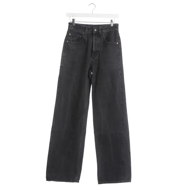 Jeans straight fit, in Grigio scuro, Cotone, Saint Laurent