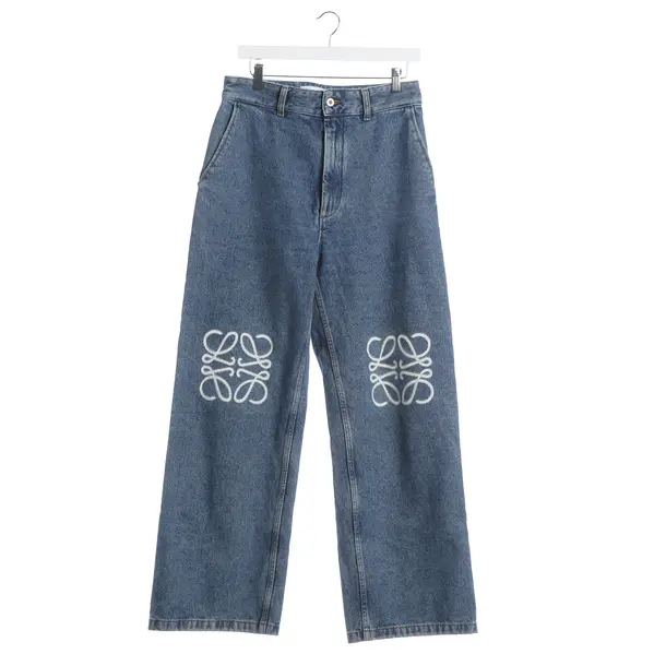 Jeans straight fit, in Blu, Cotone, Loewe