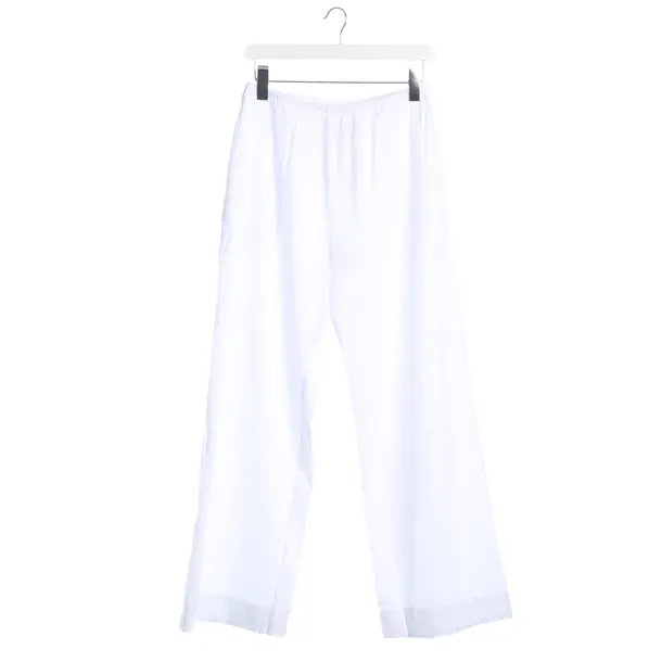 Pants, in White, Cotton, Leset