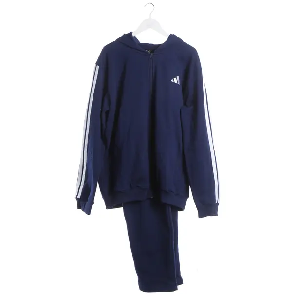 Sweatshirt & Hose, in Blau, Baumwolle, Adidas