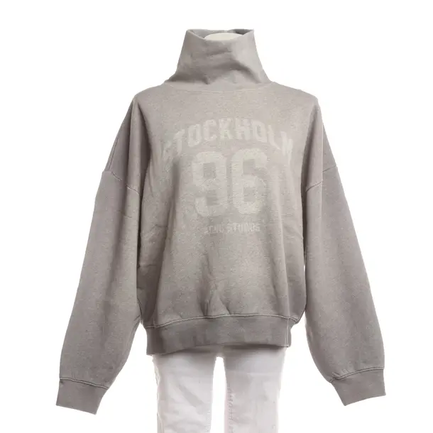 Sweatshirt, in Light Gray, Cotton, Acne Studios