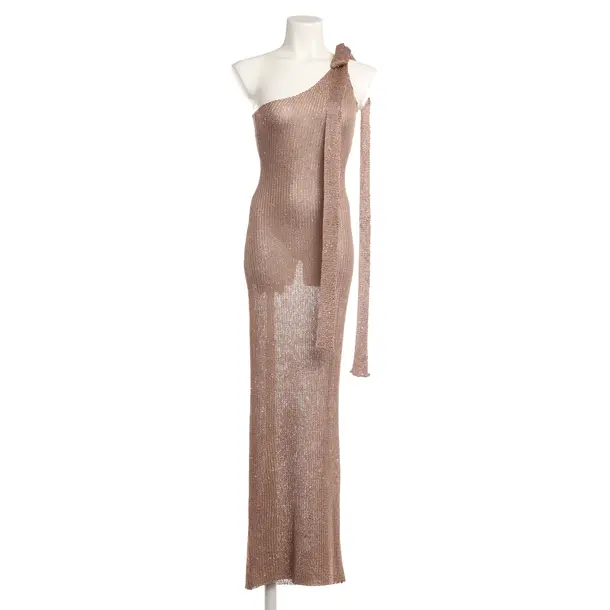 Cocktail Dress, in Light Brown, Polyester, Bananhot