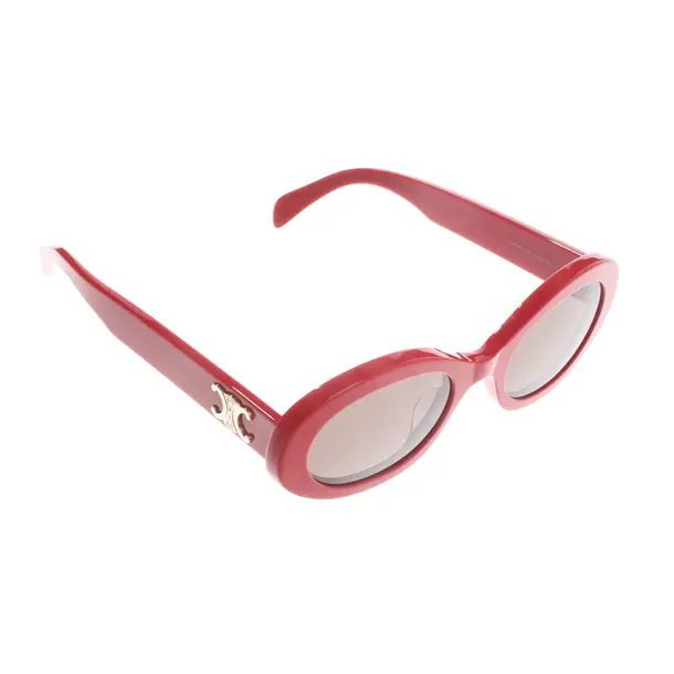 Sonnenbrille, in Rot, Kunststoff, Céline