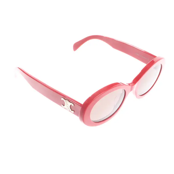 Sonnenbrille, in Rot, Kunststoff, Céline