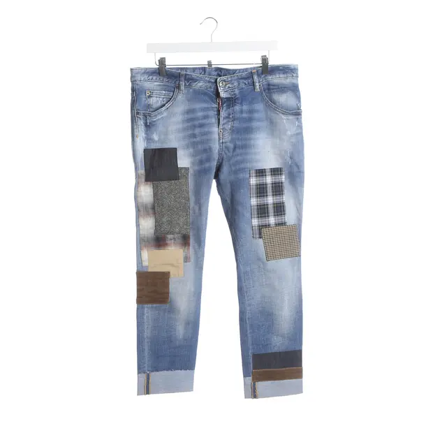 Jeans straight fit, in Blu, Cotone, Dsquared