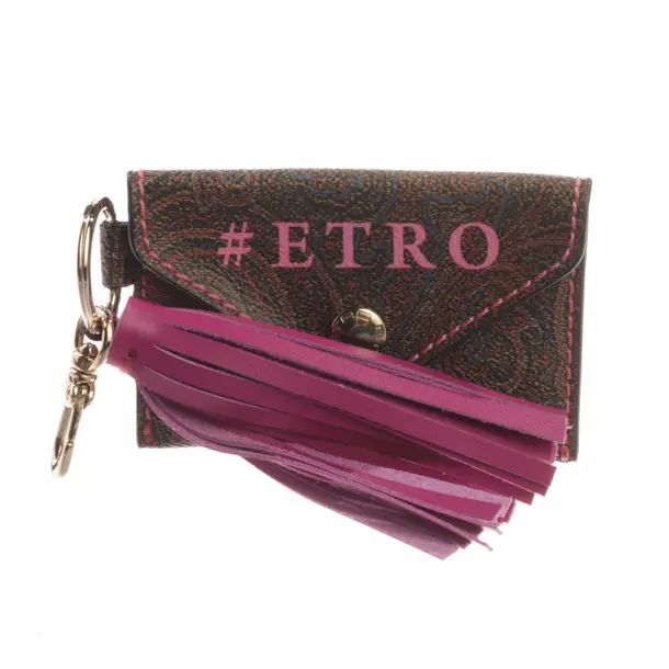 Key Holder, in Multicolored, Leather, Etro
