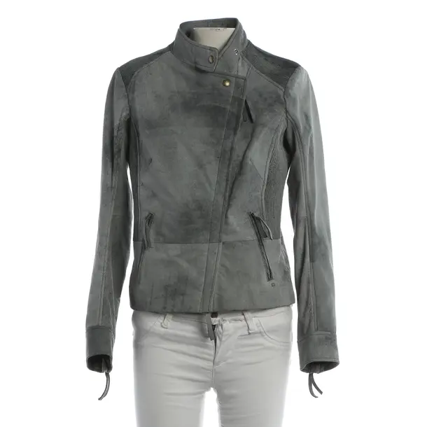 Giacca in pelle, in Grigio, Pelle, Hugo Boss Arancione