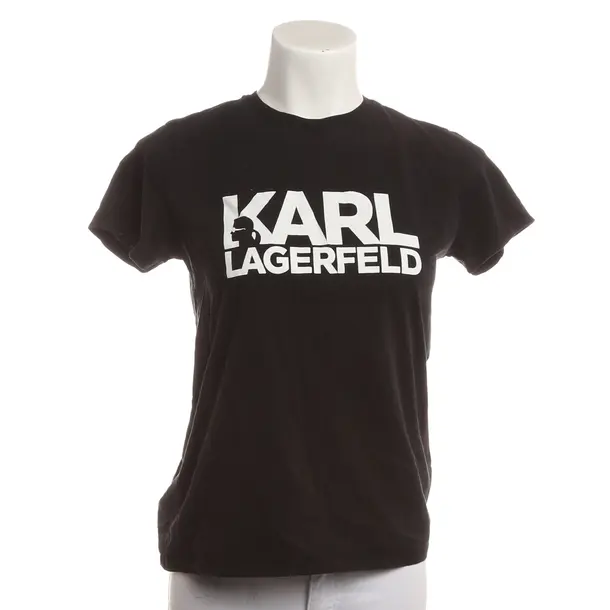 Shirt, in Schwarz, Baumwolle, Karl Lagerfeld