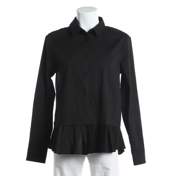 Blouse, in Black, Cotton, Steffen Schraut