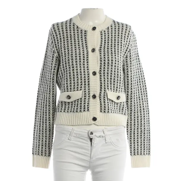 Strickjacke, in Cream, Wolle, Maje