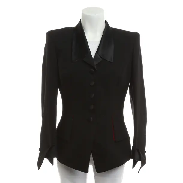 Blazer, in Schwarz, Wolle, Escada