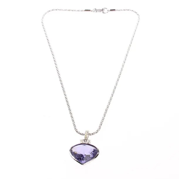 Collana, in argento, Metallo (metallico, metallizzato), Swarovski