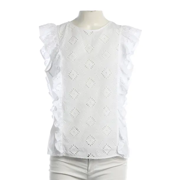 Top, in White, Cotton, Hugo Boss
