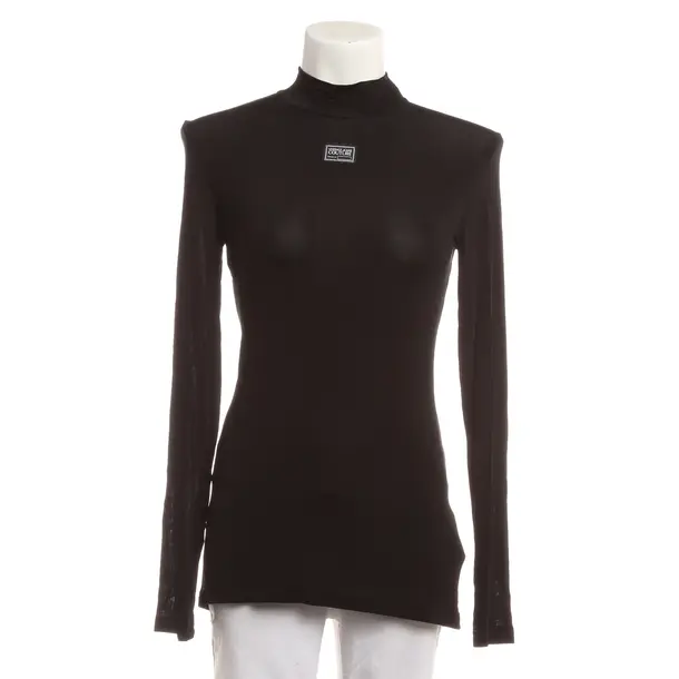 Manica lunga, in Nero, Viscosa, Versace Jeans Couture