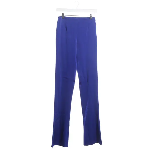 Hose, in Neon Blau, Viskose, Galvan London
