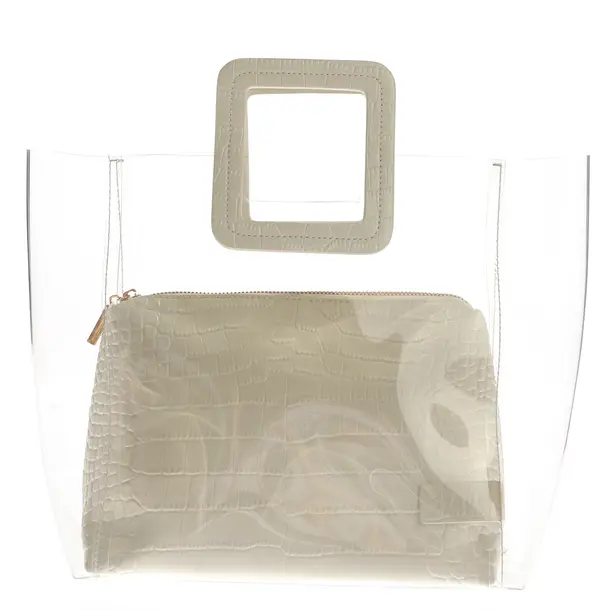 Handbag, in Beige, Polyamide, Staud