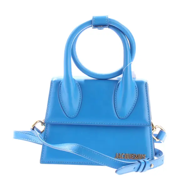 Evening Bag, in Blue, Leather, Jacquemus