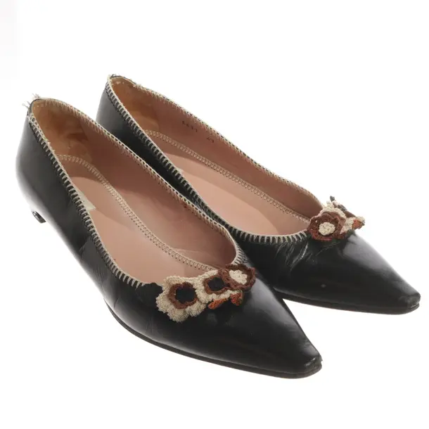 Ballerine, in Nero, Prada