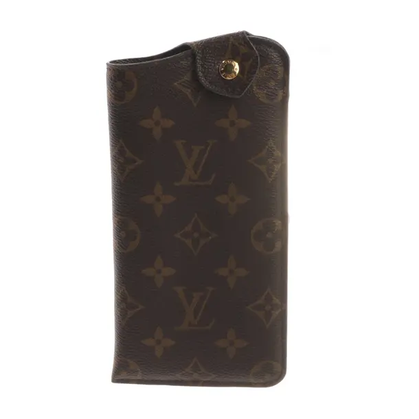 Glasses Case, in Brown, Leather, Louis Vuitton