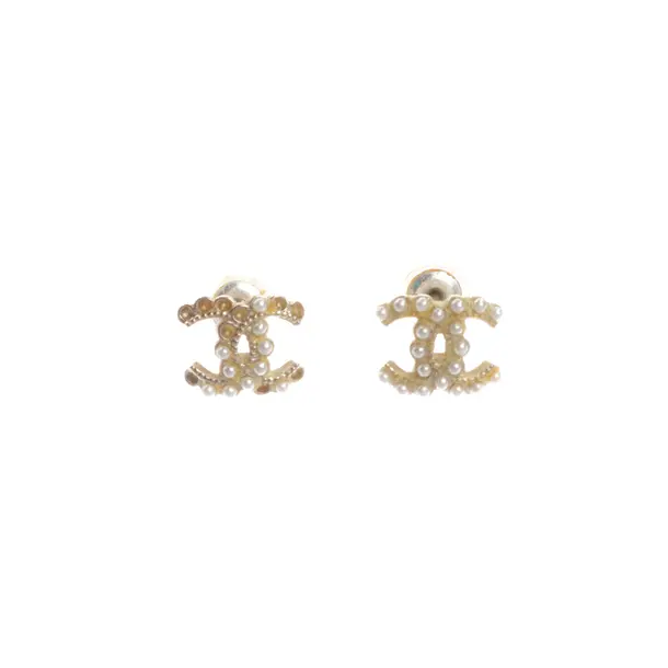 Earrings, in Gold, Metal (metallic, metallized), Chanel