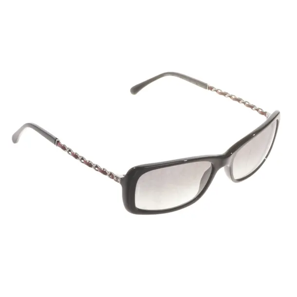 Sonnenbrille, in Schwarz, Kunststoff, Chanel