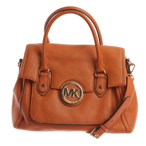 Handbag, in Orange, Leather, Michael Kors