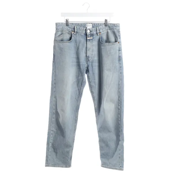 Jeans slim fit, in Azzurro, Cotone, Chiuso