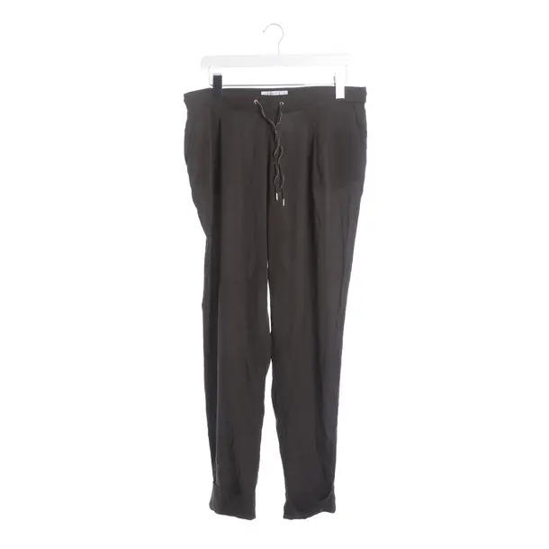 Pants, in Dark Gray, Silk, Fabiana Filippi