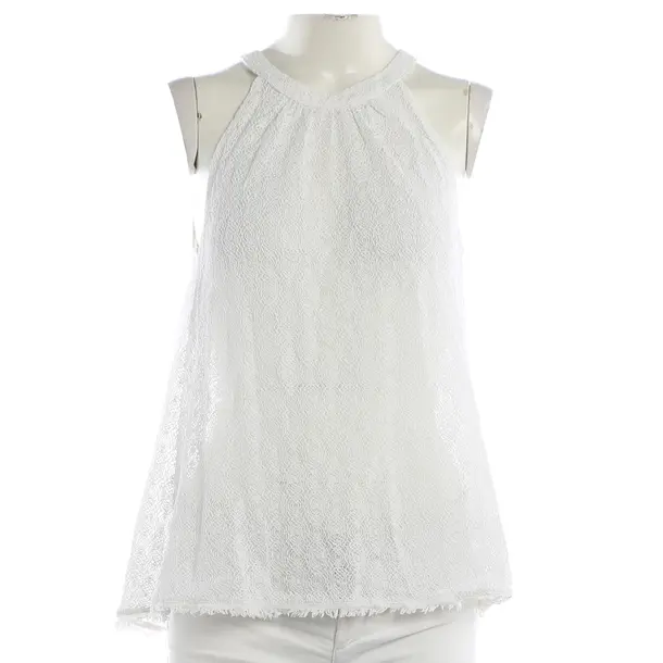 Top, in White, Cotton, Hemisphere