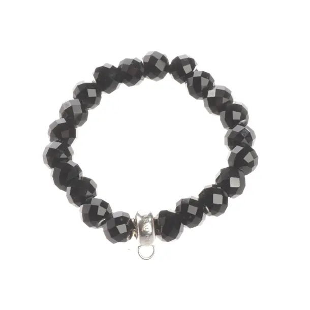 Bracelet, in Black, 925 Sterling Silver, Thomas Sabo