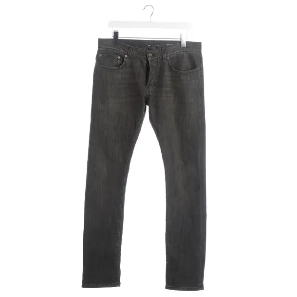 Slim Fit Jeans, in Dark Gray, Cotton, Saint Laurent
